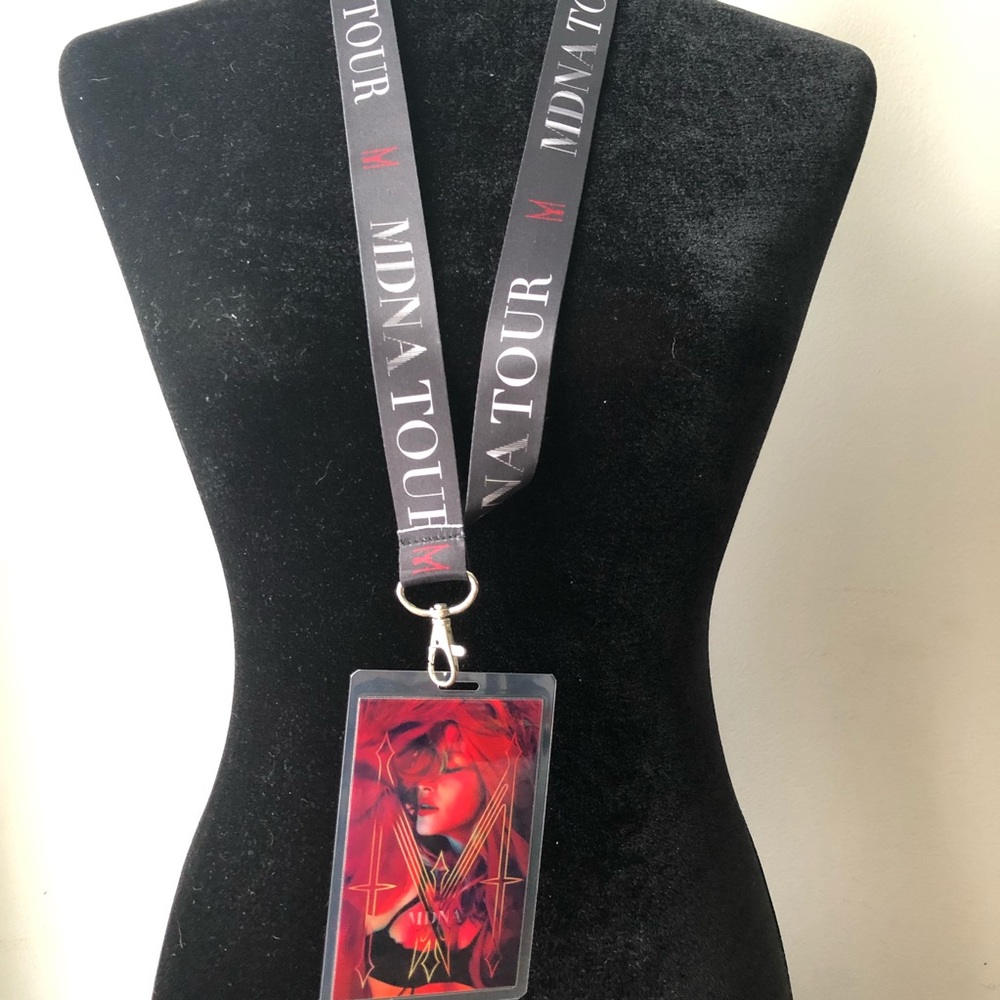 Madonna Concert Lanyard and Laminated Picture